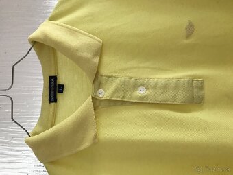 EMPORIO ARMANI pánske polotricko žlté L/ XL - 6