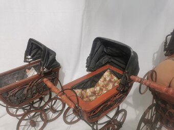 Starožitný kočík, kočík pre bábiky - 6