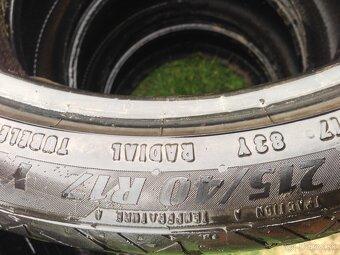 Letné pneumatiky 215/40 R17 8 kusi - 6