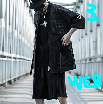 UPDATE:Techwear / cyberpunk mikiny, tričko, vršky, nohavice - 6