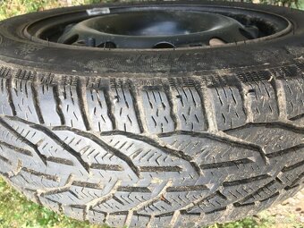 Plechové disky R15 s gumami Kormoránov Snow 185/60R15 - 6