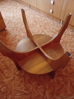 Stolík drevo sklo - 6