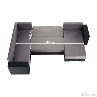 sedacia súprava Tvar písmená U - 6