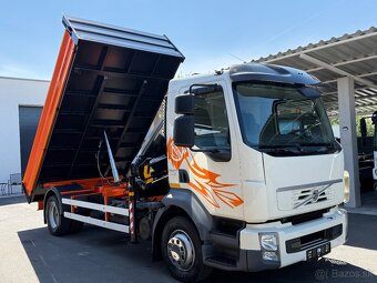 VOLVO FL280 SKLÁPAČ TROJSTRANNÝ HYDRAULICKÁ RUKA HIAB - 6