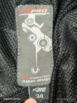 Na predaj koženka moto bunda + kožené moto nohavice - 6
