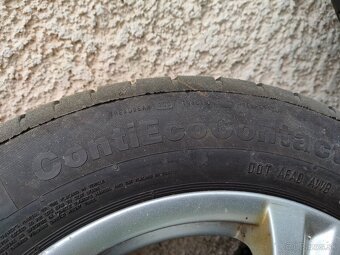 Predam 15" ALU 4x98 + letne 185/65 R15 continental - 6