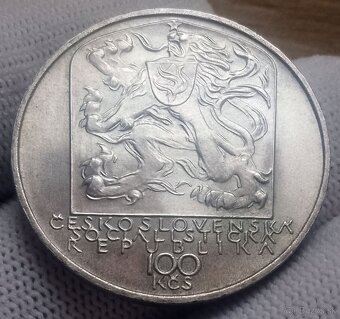 Strieborné 100 koruny. - 6
