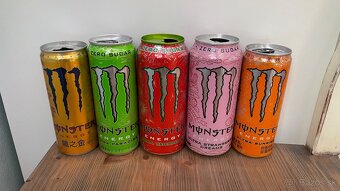 Monster energy plechovky - 6