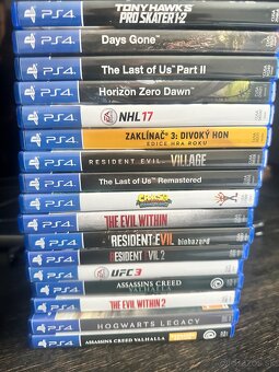 PS4 500GB, 2ovladače, Platinum slúchadla, 17hier - 6