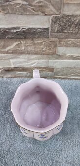 Růžový porcelán, hrníček, Chodov - 6