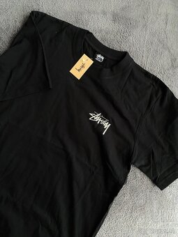 Čierne tričko Stüssy chess - L - 6