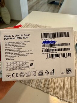 Predám Xiaomi 12 Lite Green 128 GB - 6