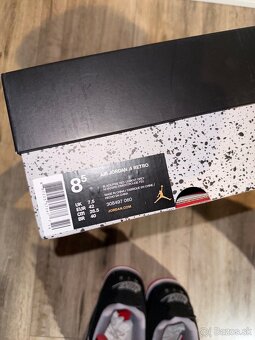 Air jordan 4 fire red cement grey - 6