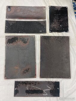 Stara smaltovana tabula cedula - 6