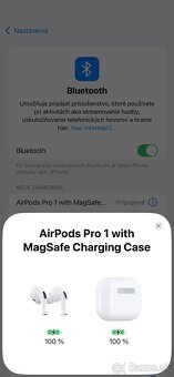 Apple AirPods Pro 1 s MagSafe=bezdrôt. nabíjacím puzdrom - 6