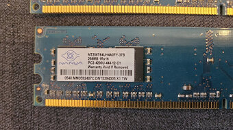 Pamäte 2GB DDR3 PC8500 aj DDR2 - 6