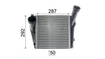 Chladič plniaceho vzduchu pre VW Touareg, Audi Q7, atď. - 6