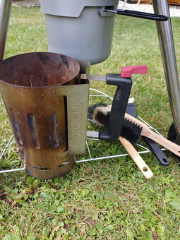 BBQ Gril TENNEKER Ø 58 cm + príslušenstvo z liatiny - 6