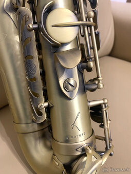 Predám alt saxofón kópia Selmer- nelakovaný- Retro Antigue - - 6