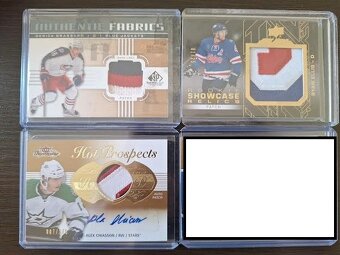 Hokejove karty,kartičky jersey auto rookie patch - 6