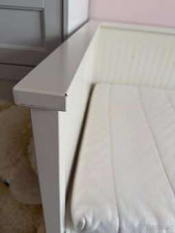 IKEA Biela rozkladacia posteľ – IKEA HEMNES 90x210 /160x210 - 6