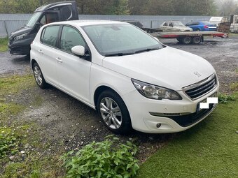 Peugeot 308 1.2 i 81kw, r.11/2015, klima, poškozen motor - 6