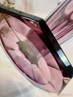 Fialová uranova vaza ART Deco top stav - 6