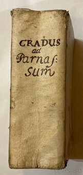 (slovník) Gradus Ad Parnassum, 1729, Trnava - 6
