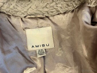 Šedý huňatý kabátik - 6