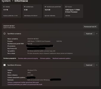 PC zostava komplet zo stolom - 6