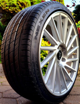 alu R19 5x112, letné pneu 245/35, Audi A4. Mercedes E + C - 6