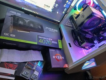 Herný Počítač 4070 Super 12GB + Ryzen 7 5800X + 32GB RAM - 6