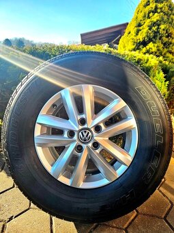 Alu R16 5x120 orig. VW AMAROK + letné 245/70 R16 - 6