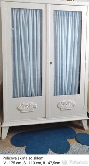 Starožitnostá spálňová zostava biela - 6