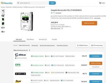 8 / 4TB Seagate Barracuda, Fólia - Záruka - 6