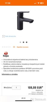 Rubineta Umývadlová batéria - 6