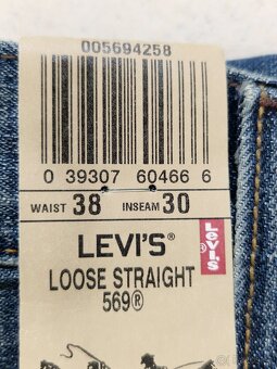 Pánské džíny Levi's 569 W38/L30=49/108cm p243 - 6