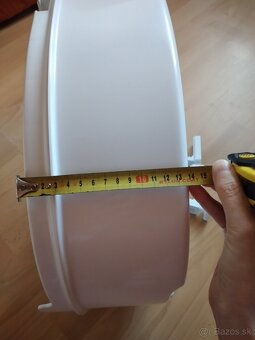Zvyšovač WC s príklopom 14cm nový - 6