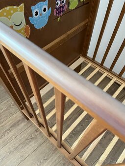 Kvalitná Detská postieľka Noble Cot 120x60 Vintage - 6