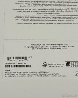 Apple iPad Air M1 5th gen. (2022) 64GB Space Grey - 6