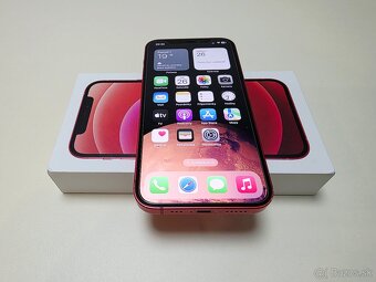 APPLE IPHONE 12 128GB RED ,ZDRAVIE BATERKY 100% - 6