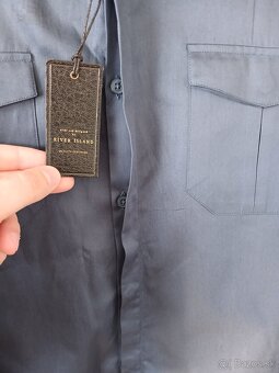 Nová košeľa XL River Island modrá - 6