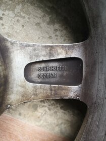 Disky škoda R15 + letné pneumatiky - 6