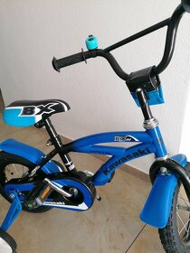 Detský bicykel Kawasaki 12" modrý - 6