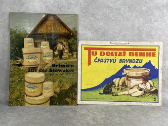 Reklamná papierová cedula Bryndza mliekárne Zvolen - 6