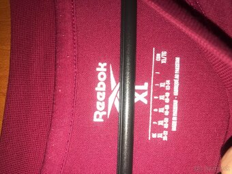 REEBOK originál bordo pánske tricko XL - 6