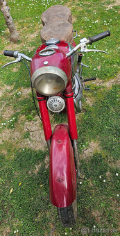 Jawa 350/354 1955, prva kývačka, polbubon - 6