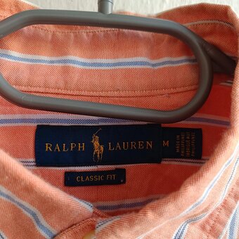 Ralph Lauren elegantná pruhovaná košeľa s dlhým rukávom M - 6