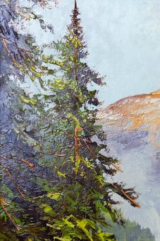 Hory a jazero, H.Dolanski, 710 × 610 mm - 6