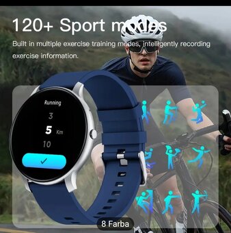 GWENLAND 3,71 cm HD dotyková inteligentná hodinky - bezdrôto - 6